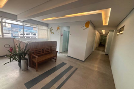 Sala Comercial para venda e locação, Estuário, Santos - SA0057.