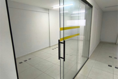 Sala Comercial para locação, Marapé, Santos - SA0016.