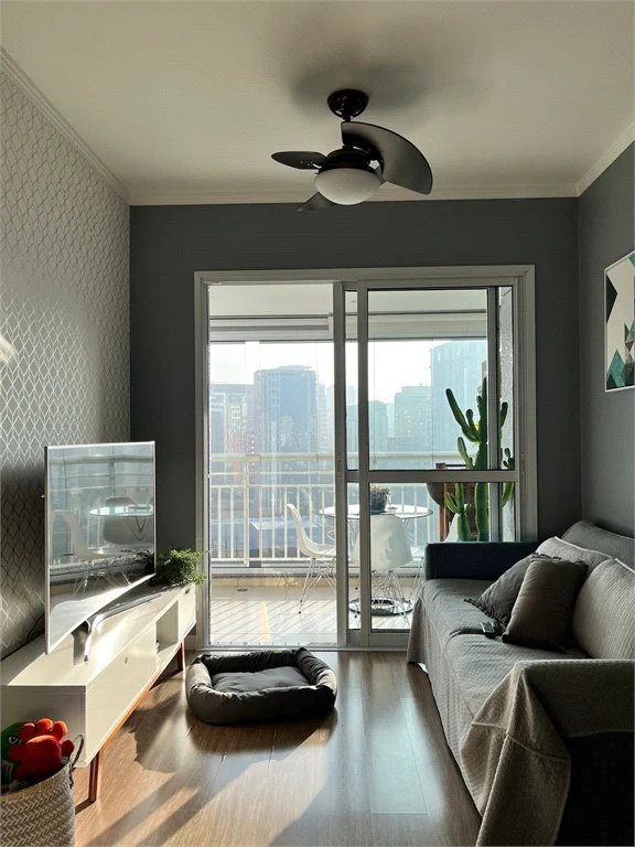 Apartamento à venda com 1 quarto em Brooklin Paulista, São Paulo, SP