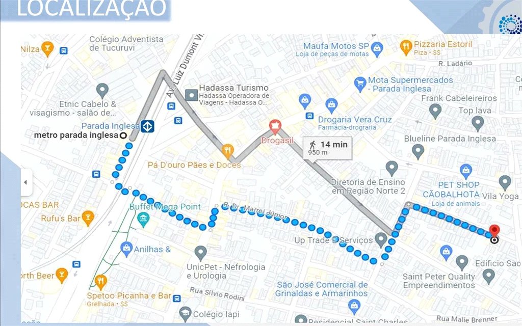 Apartamento à venda com 1 quarto em Parada Inglesa, São Paulo, SP