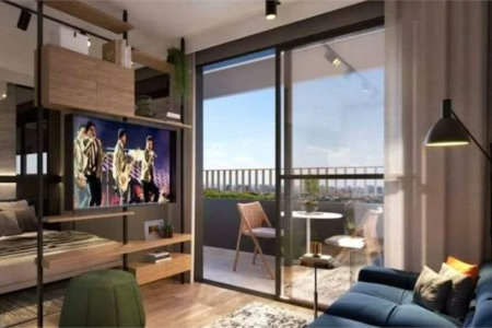 Apartamento à venda com 1 quarto em Pinheiros, São Paulo, SP