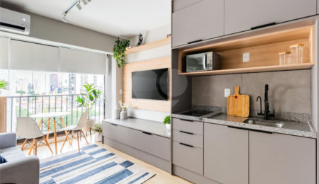 Apartamento à venda com 1 quarto em Pinheiros, São Paulo, SP