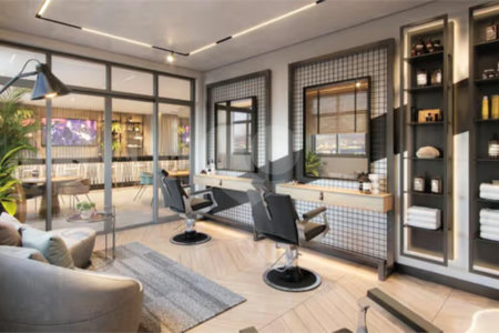Studio NR mobiliado de 29m2 à venda no Paraíso
