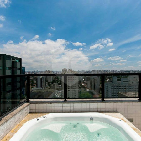 Cobertura à venda com 2 quartos, sendo 1 suíte, em Campo Belo, São Paulo, SP