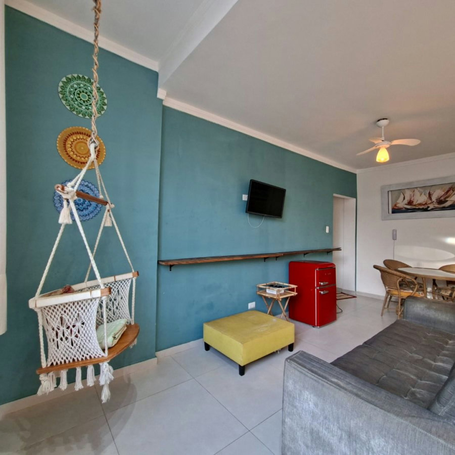 Apartamento com 1 dormitório à venda, 52 m² por R$ 450.000,00 - Aparecida - Santos/SP