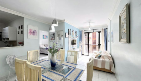 Apartamento com 1 dormitório à venda, 52 m² por R$ 265.000,00 - Jardim Três Marias - Guarujá/SP