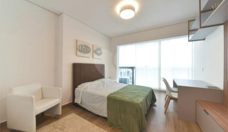 Studio à venda ou para alugar com 1 quarto em Santo Amaro, São Paulo, SP