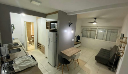Apartamento com 1 dormitório à venda, 58 m² por R$ 410.000,00 - José Menino - Santos/SP
