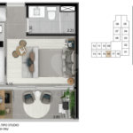 Apartamento à venda com 1 quarto em Vila Firmiano Pinto, São Paulo, SP