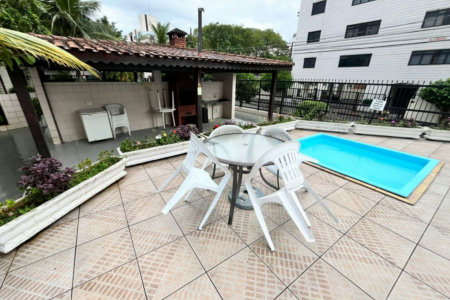 Apartamento com 1 dormitório à venda, 45 m² por R$ 290.000,00 - Jardim Três Marias - Guarujá/SP