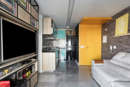 Apartamento à venda com 1 quarto em Cidade Monções, São Paulo, SP