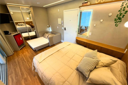 Apartamento com 35m², 1 dormitório, à venda na Bela Vista