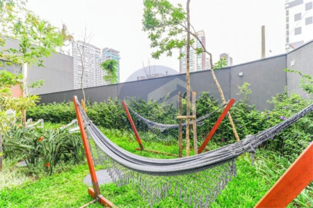 Studio à venda ou para alugar com 1 quarto, sendo 1 suíte, em Brooklin, São Paulo - SP