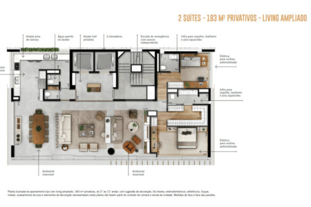 Apartamento 3 suítes à venda – 183 m² – Vila Nova Conceição – São Paulo