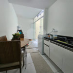 APTO TERREO COM QUINTYAL AMPLO, 2 QUARTOS 1 SUITE ,R$ 440 MIL
