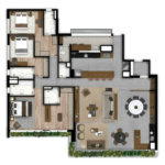 Apartamento à venda com 3 suítes em Brooklin Paulista, São Paulo, SP