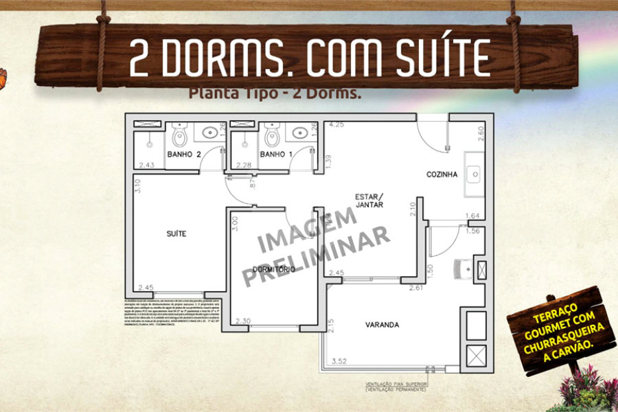 Apartamento à venda com 2 quartos, sendo 1 suíte, em Vila Maria, São Paulo, SP