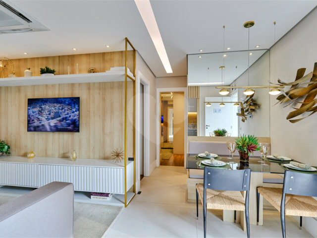 Apartamento à venda com 2 quartos, sendo 1 suíte,  em Brooklin, São Paulo, SP
