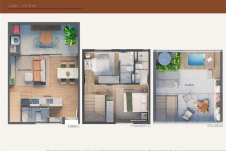 Casa à venda com 2 suítes no condomínio Kza Vila Olimpia, São Paulo - SP