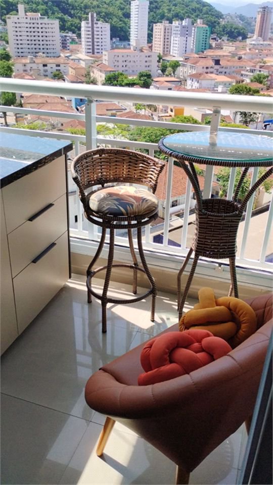 Apartamento com 2 dormitórios à venda, 64 m² por R$ 660.000,00 - Marapé - Santos/SP