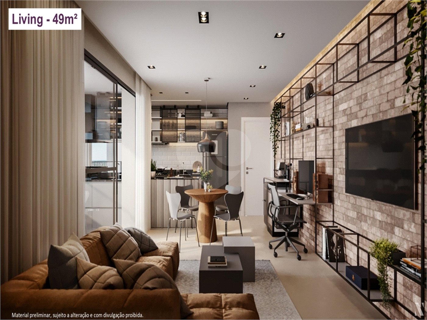 Apartamento à venda com 1 quarto em Além Ponte, Sorocaba, SP