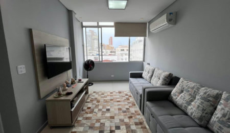 Apartamento com 1 dormitório à venda, 60 m² por R$ 490.000,00 - Gonzaga - Santos/SP