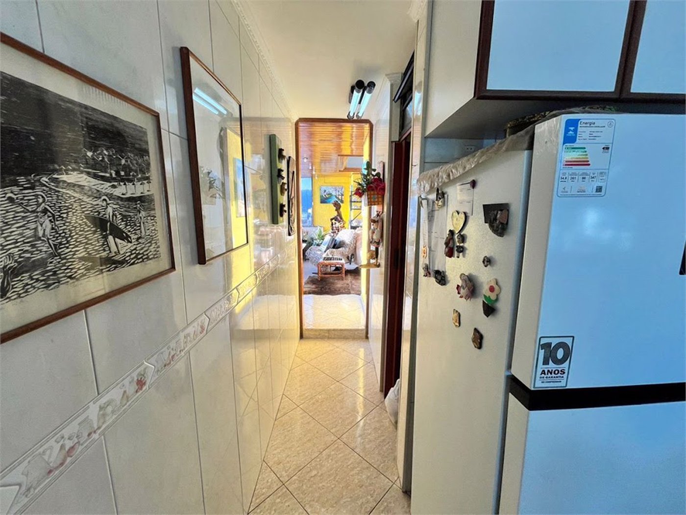 apartamento pé na areia com vista total para o mar em são vicente