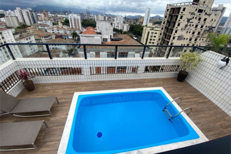 Apartamento Residencial à venda, Ponta da Praia, Santos - AP1478.