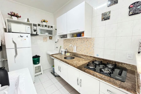 Apartamento com 1 dormitório à venda, 52 m² por R$ 265.000,00 - Jardim Três Marias - Guarujá/SP