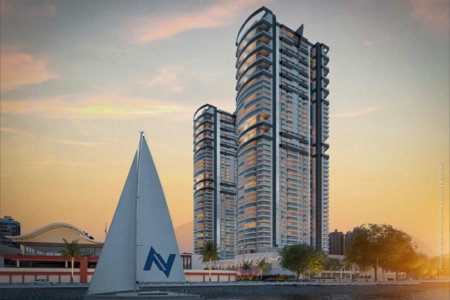 Apartamento com 3 dormitórios à venda, 227 m² por R$ 7.100.000,00 - Ponta da Praia - Santos/SP