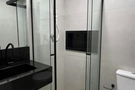 Apartamento à venda com 1 suíte em Caiçara, Praia Grande, SP