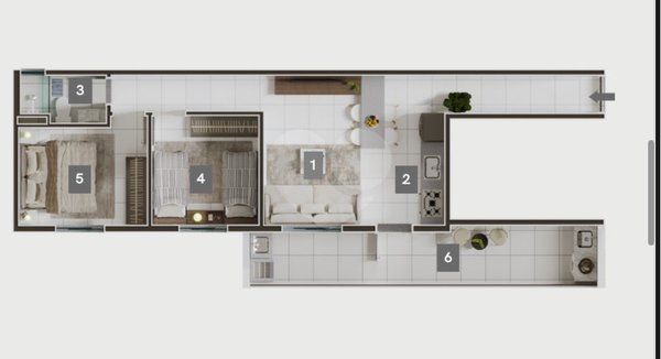 Apartamento 62m² 8