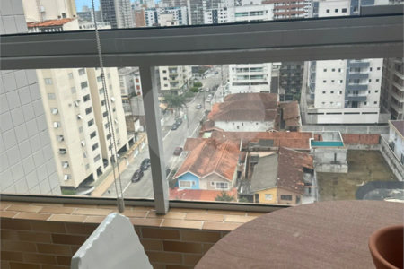 Apartamento à venda ou para alugar com 2 quartos, sendo 1 suíte,  em Guilhermina, Praia Grande, SP