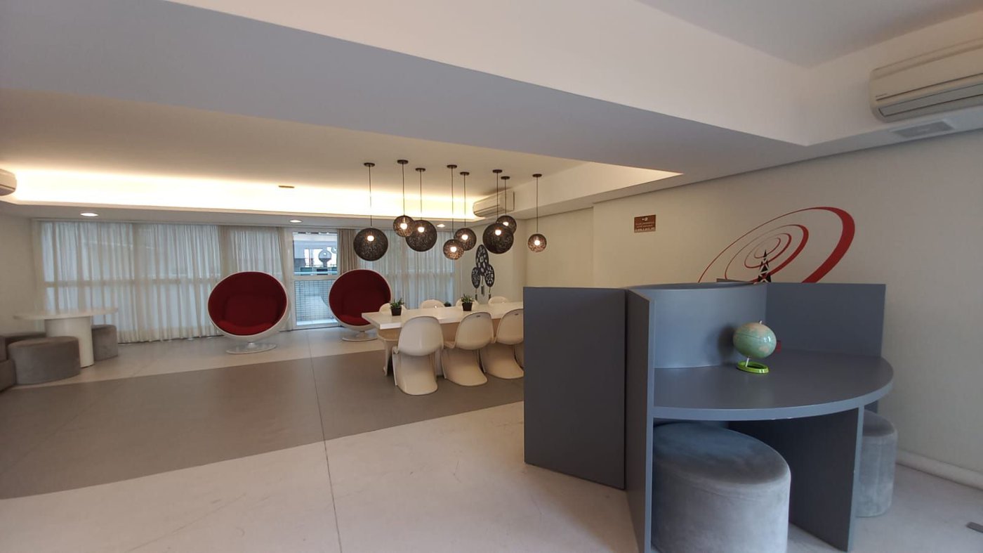 Apartamento com 1 dormitório, 87 m² - venda por R$ 920.000,00 ou aluguel por R$ 6.000,02 - Gonzaga - Santos/SP