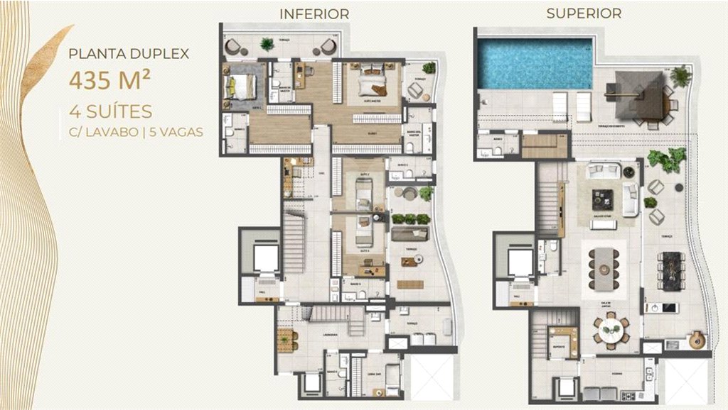 Apartamento à venda com 3 suítes em Água Branca, São Paulo, SP