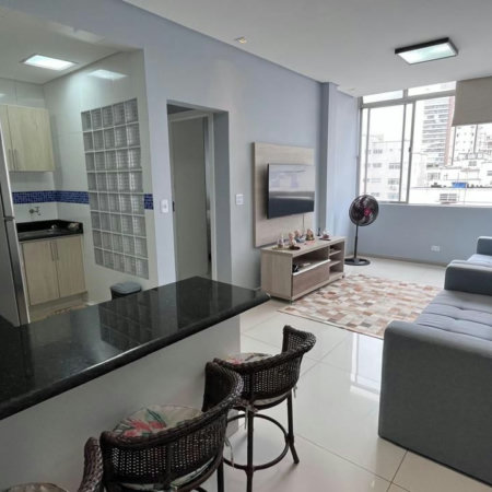 Apartamento com 1 dormitório à venda, 60 m² por R$ 490.000,00 - Gonzaga - Santos/SP