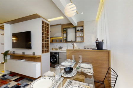 Apartamento à venda com 2 quartos, sendo 1 suíte, em Vila Assunção, Santo André, SP