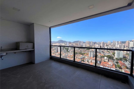 Apartamento com 2 dormitórios à venda, 82 m² por R$ 990.000,00 - Aparecida - Santos/SP