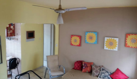 Apartamento com 2 dormitórios para alugar, 60 m² por R$ 3.690,00/mês - Gonzaga - Santos/SP