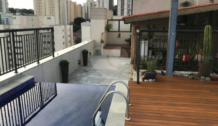 Cobertura à venda com 4 quartos, sendo 3 suítes,  em Santana, São Paulo, SP