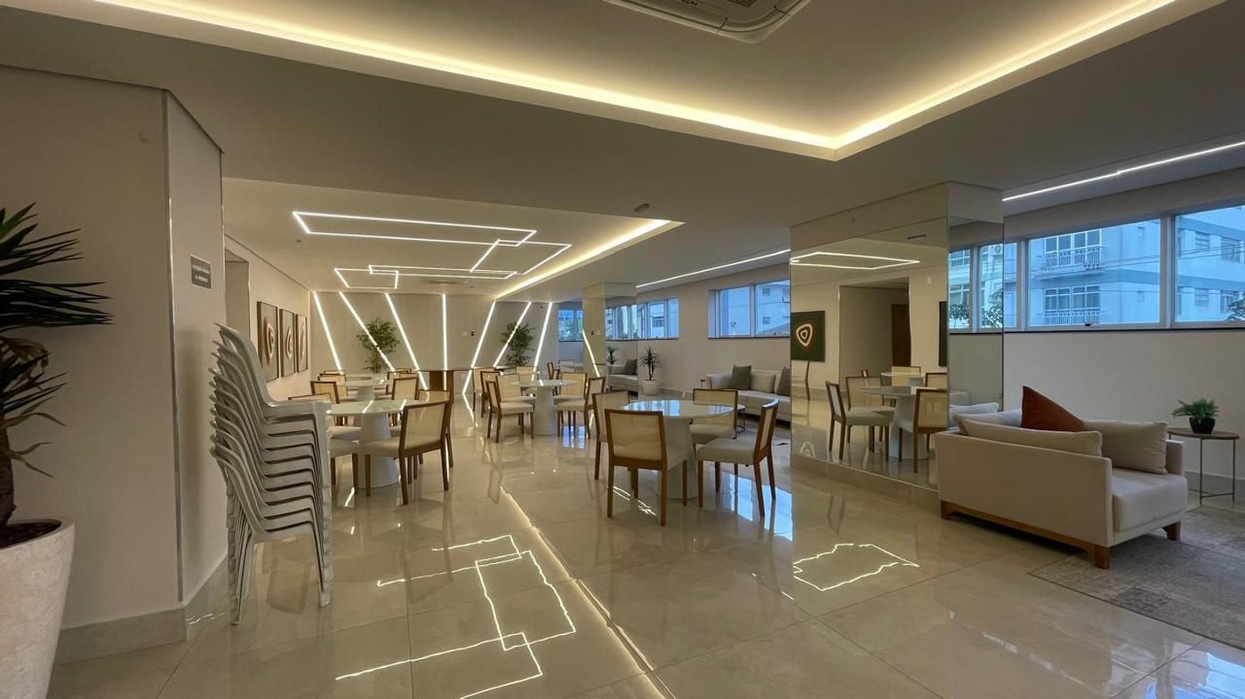 Apartamento com 2 dormitórios à venda, 100 m² por R$ 2.300.000,00 - Aparecida - Santos/SP