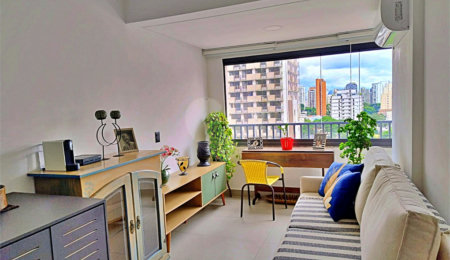 Apartamento à venda com 1 quarto em Indianópolis, São Paulo, SP