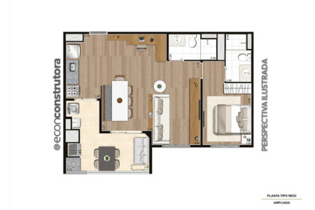 Apartamento à venda com 2 quartos, sendo 1 suíte,  em Jaguaré, São Paulo, SP
