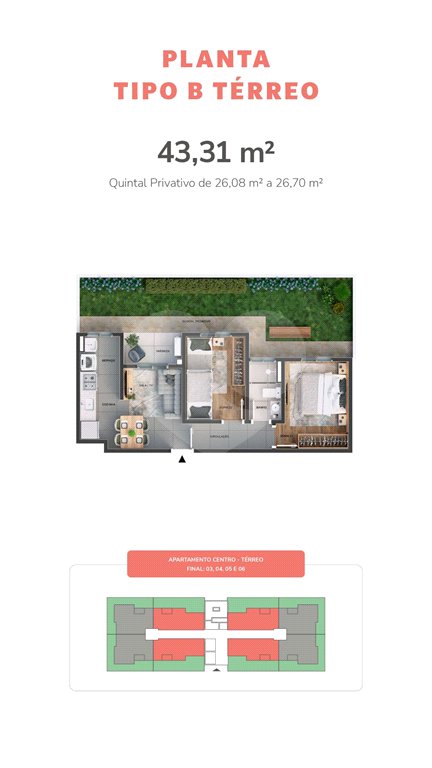Apartamento à venda com 2 quartos em Caguassu, Sorocaba, SP