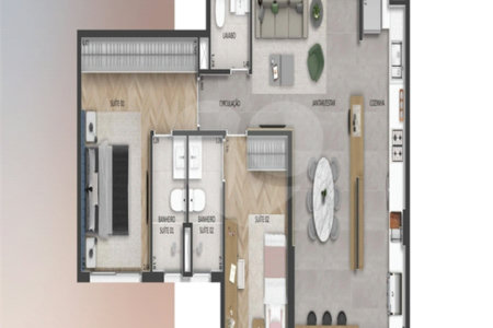 Apartamento à venda com 3 suítes no Centro, Indaiatuba, SP