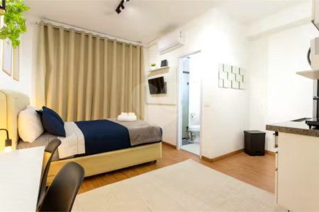 Apartamento à venda com 1 quarto em Vila Cordeiro, São Paulo, SP