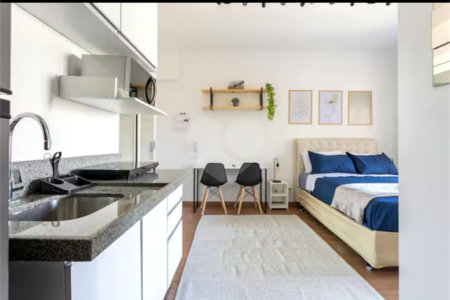 Apartamento à venda com 1 quarto em Vila Cordeiro, São Paulo, SP