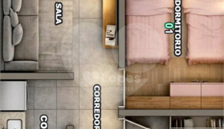 Casa à venda com 2 quartos no condomínio Residencial Unique, Ponta Porã - MS