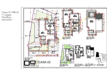 Casa à venda com 3 suítes no condomínio Cube Jardim Guedala, São Paulo - SP