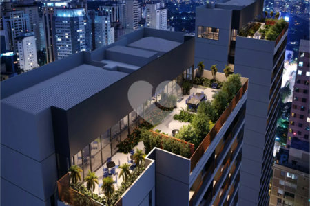 Apartamento à venda com 1 quarto em Pinheiros, São Paulo, SP